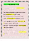 NRA Pistol Shooting Exam Guide&colon; Questions&comma; Answers & Winning Strategies