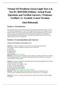  Virtual ATI Predictor Green Light Test A & Test B &vert; Latest 2025&sol;2026 Edition &vert; Actual Exam Questions with Verified Answers &vert; Professor Approved &vert; A&plus; Graded