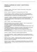 DREXEL NURSING 221 EXAM 1 QUESTIONS & ANSWERS