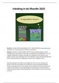 Inleiding in de filosofie&comma; alles wat je moet weten &lpar;colleges&rpar; inclusief oefententamenvragen en tentamen advies&comma; zelf een 8&comma;9 gehaald 