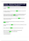 Annuity &ndash; WebCE Exam Questions with Complete Solutions Graded A&plus;