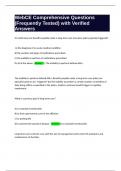 WebCE Comprehensive Questions &lpar;Frequently Tested&rpar; with Verified Answers&period;