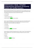 WebCE Exam 1 Study - Annuities Comprehensive Questions &lpar;Frequently Tested&rpar; with Verified Answers