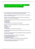 BIOMECHANICS EXAM 1 TEST BANK QUESTIONS AND ANSWERS