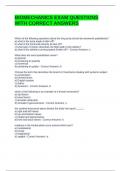 BIOMECHANICS EXAM QUESTIONS WITH CORRECT ANSWERS