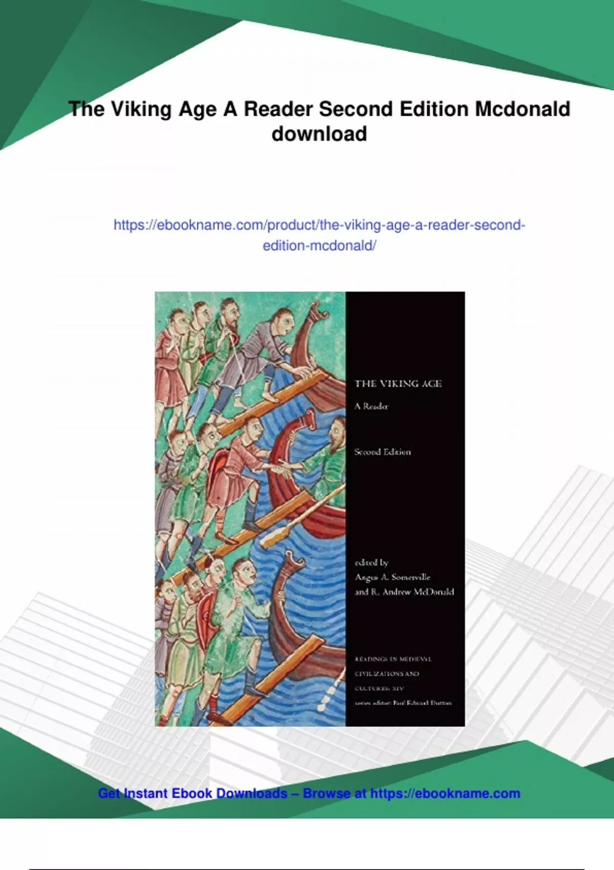 Summary The Viking Age A Reader Second Edition Mcdonald - Instant ...