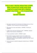 TCEQ Class C Water Operators License  FINAL EXAM STUDY GUIDE 2025&sol;2026  COMPLETE QUESTIONS WITH VERIFIED  CORRECT SOLUTIONS &vert;&vert; 100&percnt; GUARANTEED  PASS  <RECENT VERSION> 