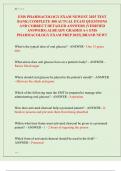 EMS PHARMACOLOGY EXAM NEWEST 2025 TEST  BANK&vert; COMPLETE 400 ACTUAL EXAM QUESTIONS  AND CORRECT DETAILED ANSWERS &lpar;VERIFIED  ANSWERS&rpar; ALREADY GRADED A&plus;&vert; EMS  PHARMACOLOGY EXAM PREP 2025&vert;&vert; BRAND NEW&excl;&excl; 