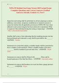 NFPA 99 Medical Gas Exam Newest 2025 Actual Exam&vert;  Complete Questions and Correct Verified Answers&sol; Already Graded A&plus; &lpar;Brand New&excl;&excl;&rpar;