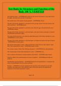 Test Bank for Structure and Function of the Body 100 &percnt; VERIFIED