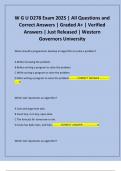 WGU D278 Exam 2025 &vert; All Questions and Correct Answers &vert; Graded A&plus; &vert; Verified Answers &vert; Just Released &vert; Western Governors University