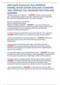 HESI Health Assessment Exam