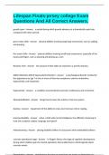 Lifespan Finals-jersey college Exam Questions And All Correct Answers&period;