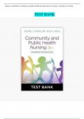 Harkness and DeMarco Community and Public Health Nursing Evidence for Practice&comma; 3rd Edition Test Bank
