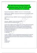 NR 293 Pharmacology Exam 2&colon; Complete Exam Set for 2025 with Correct Detailed A&plus; Answers