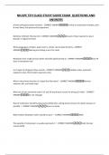 NIULPE 5TH CLASS STUDY GUIDE EXAM QUESTIONS AND ANSWERS