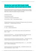 Florida law and rule NHA Study Guide Exam Questions And Actual Answers 2025&period;