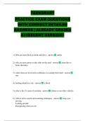 TEENSMART PRACTICE EXAM QUESTIONS WITH CORRECT DETAILED ANSWERS &vert; ALREADY GRADED A&plus;<RECENT VERSION>