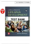  A Topical Approach to Lifespan Development &ndash; 11th Edition &ndash; John Santrock &ndash; Test Bank with Questions and Answers for Chapters 1&ndash;17