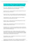 FL NHA State Test Exam Questions And Correct Answers 2025 Graded To Pass&period;