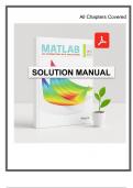 Solutions Manual for MATLAB&colon; An Introduction with Applications&comma; 6th Edition by Amos Gilat &ndash; &lpar;Chapter 1 - 11&rpar;&rpar; 