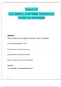 Chapter 26&colon; Anus&comma; Rectum&comma; and Prostate Questions and Answer Key&comma; Rationalized