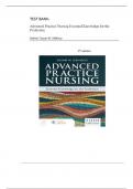 Test Bank for Advanced Practice Nursing Essential Knowledge for the Profession 5th Edition by Susan M&period; DeNisco Chapters 1 to 30 Latest Edition Questions & Answer Key with Complete Solution&period;