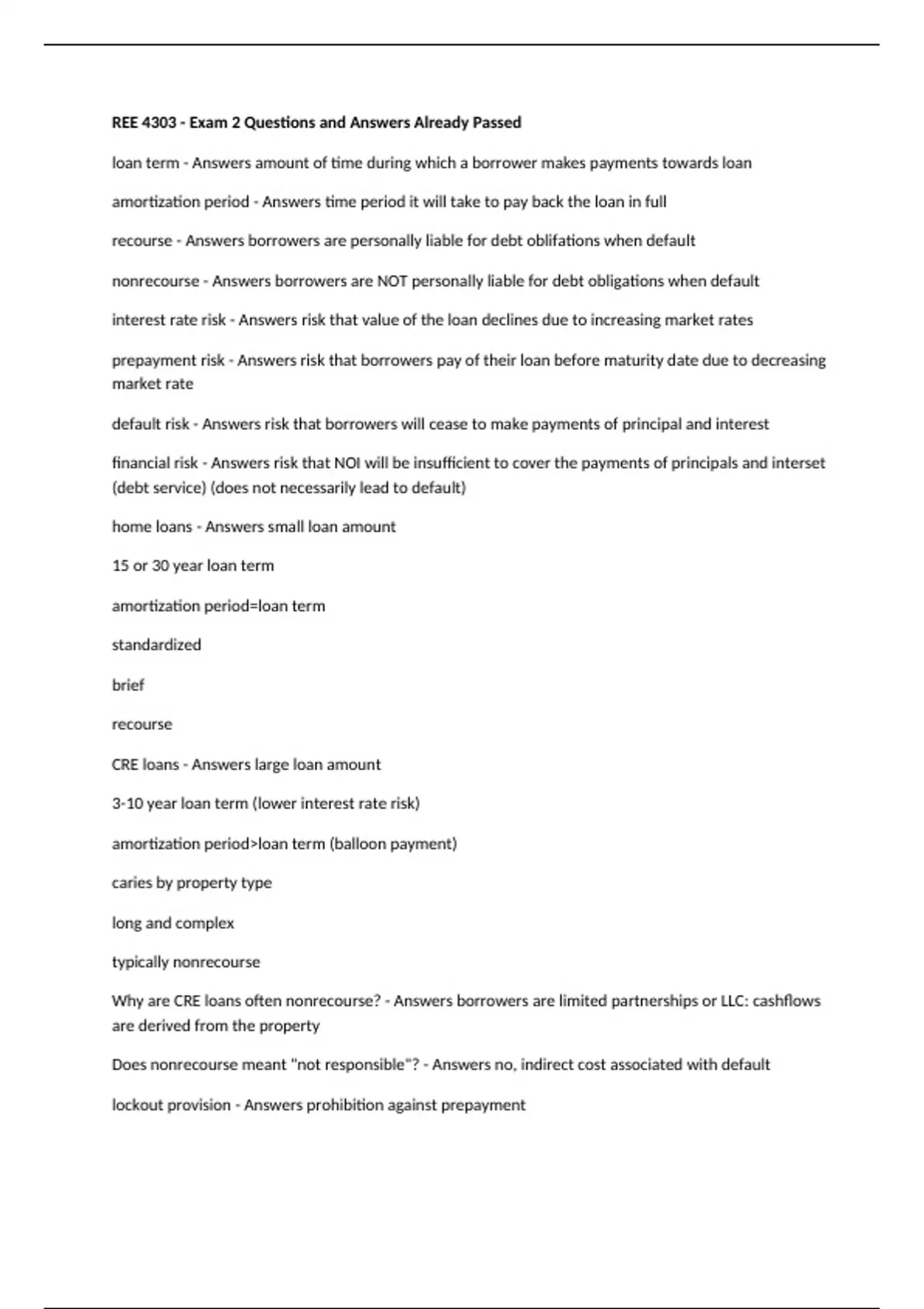 REE 4303 - Exam 2 Questions and Answers Already Passed - REE 4303 ...