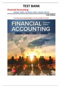 TEST BANK for Financial Accounting&comma; 11th Edition by Robert Libby&comma; Patricia Libby&comma; and Frank Hodge &vert;all chapters covered&vert;
