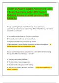 ATI RN CONCEPT-BASED Assessment Level 1 Exam Questions with 100- Correct Detailed Answers Latest