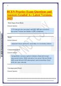 BCEN Practice Exam Questions and Answers Graded A&plus; Latest Versions 2025&period;