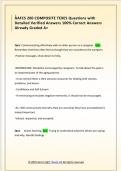 AAFCS 200 COMPOSITE TEXES Questions with  Detailed Verified Answers 100&percnt; Correct Answers  Already Graded A&plus;