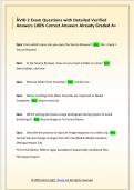 AVID 2 Exam Questions with Detailed Verified  Answers 100&percnt; Correct Answers Already Graded A&plus; 
