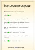 Avid Book 2 Exam Questions with Detailed Verified  Answers 100&percnt; Correct Answers Already Graded A&plus;