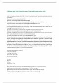 FSA Exam with 100&percnt; Correct Answers &vert; Verified &vert;Latest version 2025