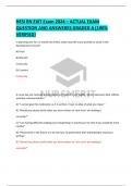 HESI RN EXIT Exam 2024 &ndash; ACTUAL EXAM  QUESTION AND ANSWERES GRADED A &lpar;100&percnt;  VERIFIED&rpar;