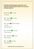 Columbia Bartending Agency Questions with  Detailed Verified Answers 100&percnt; Correct Answers  Already Graded A&plus;