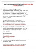 NR667- CEA FNP EXAM 2025&vert;ACTUAL EXAM&vert;450&plus;QUESTIONS AND ANSWERS&vert;GRADED A&plus;