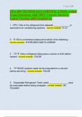 EPA 609 TECHNICIAN CERTIFICATION Actual Exam Questions with 100&percnt; Correct Answers Latest Versions 2025 Graded A&plus;