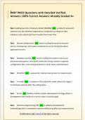 D487 PKEO Questions with Detailed Verified  Answers 100&percnt; Correct Answers Already Graded A&plus;