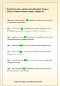 D487 Questions with Detailed Verified Answers  100&percnt; Correct Answers Already Graded A&plus;