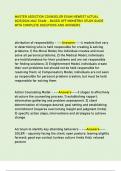 MASTER ADDICTION COUNSELOR EXAM NEWEST ACTUAL  2025&sol;2026 MAC EXAM - BASED OFF MOMETRIX STUDY GUIDE WITH COMPLETE QUESTIONS AND ANSWERS