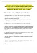 DMEC CLMS CERTIFICATION EXAM-ACTUAL EXAM-LATEST  UPDATE 2025 -COMPLETE QUESTIONS WITH CORRRECT DETAILED  AND VERIFIED ANSWERS &vert; MOSTLY TESTED&excl;&excl; RATED 100&percnt; CORRECT &vert; GUARANTEED PASS&excl;&excl;ALREADY GRADED A&plus; 