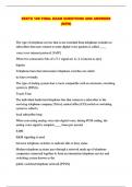 EESTX 108 FINAL EXAM QUESTIONS AND ANSWERS &lpar;NEW&rpar;