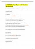 NSG5003 Urology Exam with Questions and Answers