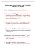 CDEO Chapter 2 LATEST EXAM 2024 WITH 100- CORRECT SOLUTIONS