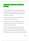 CDEO EXAM QUESTIONS AND ANSWERS 100- PASS