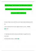  OSFM Rope Technician Certification Exam &ndash; Verified Questions & Detailed A&plus; Answers < &lpar;Latest 2025 Edition&rpar; >