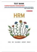 TEST BANK for Human Resource Management&comma; Sixth Canadian Edition by Sandra Steen&comma; Raymond Noe&comma; John Hollenbeck&comma; Barry Gerhart&comma; and Patrick Wright &vert;all chapters&vert;