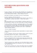 VATI MED SURG QUESTIONS AND ANSWERS
